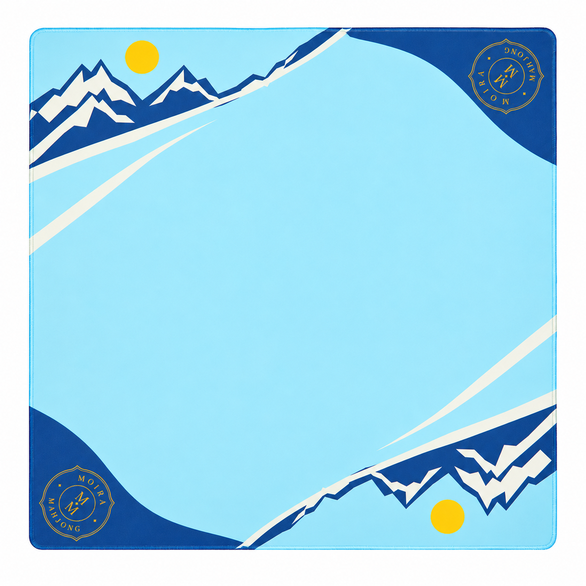 Alpine Slopes Mahjong Mat - full mat overview