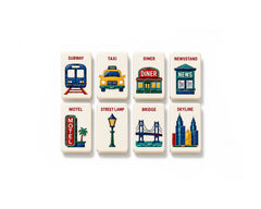 Moira Mahjong Cityscape Edition American Mahjong Set