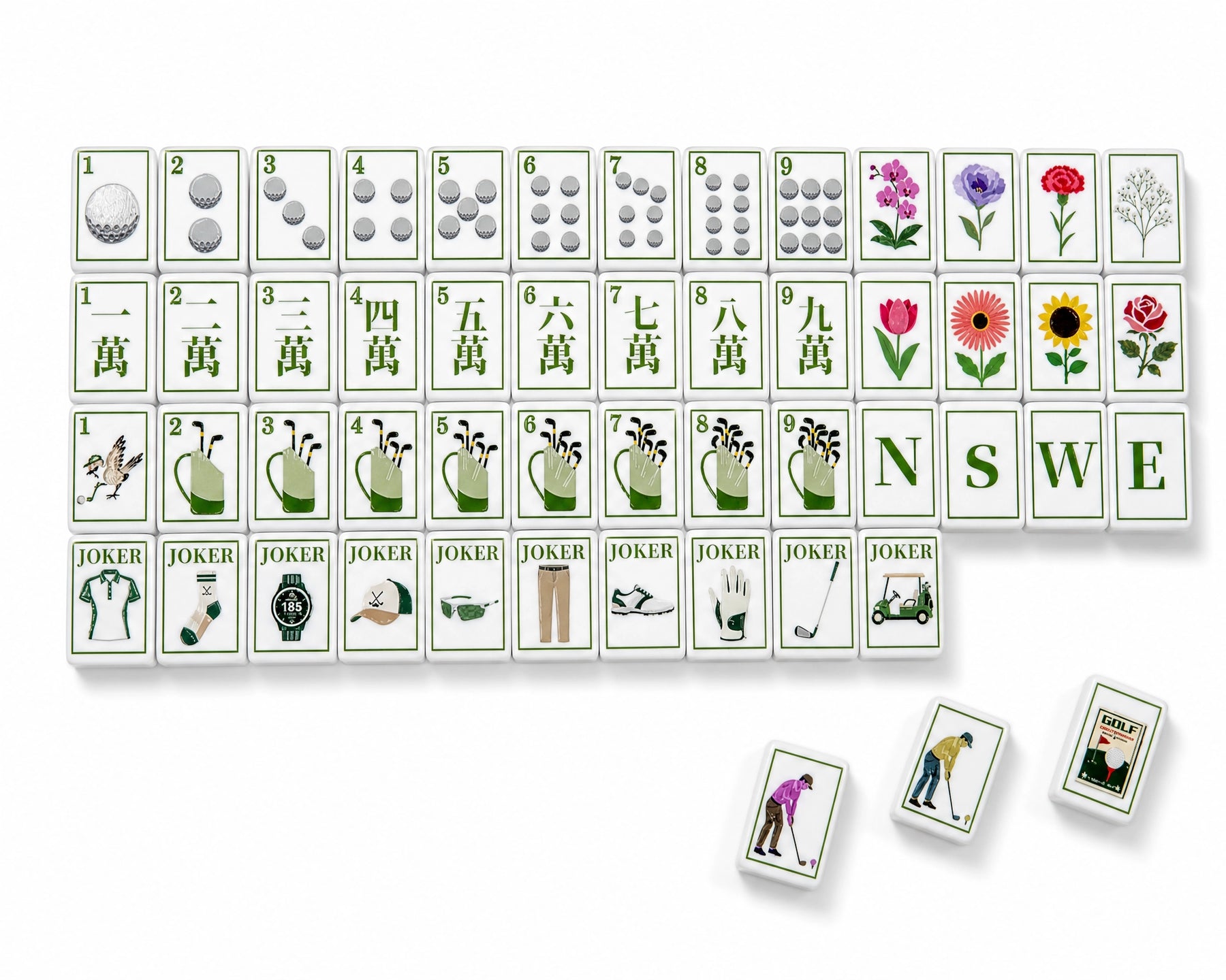 Fairway Mahjong Set — Learn & Play Edition