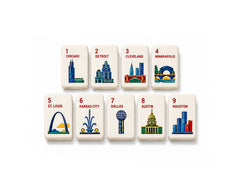 Moira Mahjong Cityscape Edition American Mahjong Set