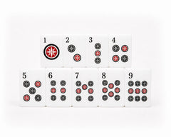 Moira Mahjong Ocean Edition Ivory Acrylic American Mahjong Set
