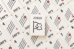 Moira Mahjong Ocean Edition Ivory Acrylic American Mahjong Set