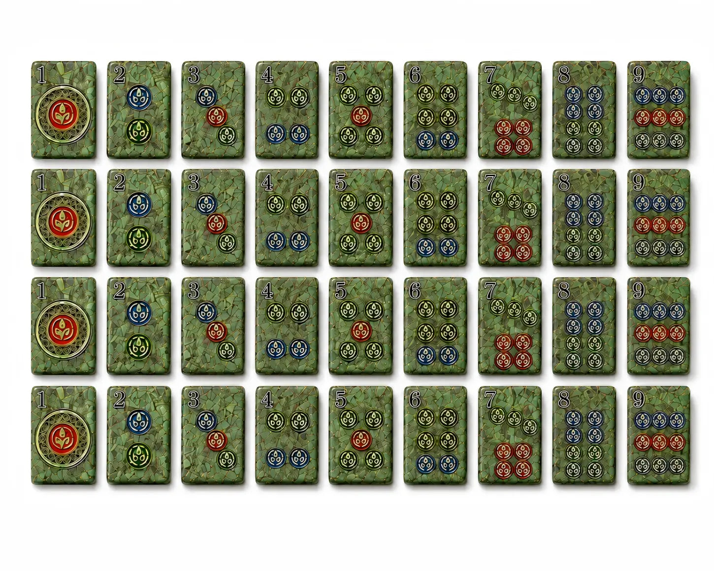 Moira Tea-Fiber American Mahjong Set – Coach’s Guide Edition