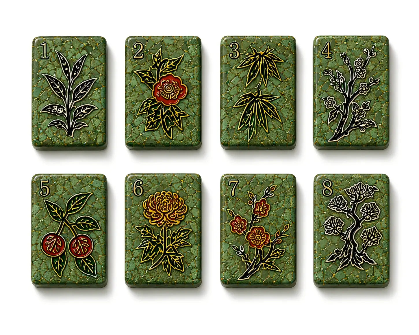 Moira Tea-Fiber American Mahjong Set – Coach’s Guide Edition